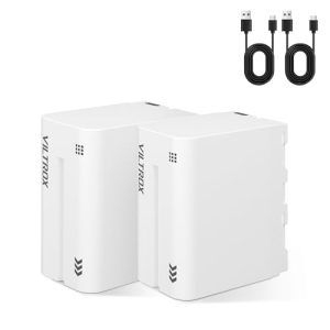 VILTROX NP-F970 Battery 2 Pack 6600mAh Replacement Battery for F970 F960 F950 F770 F750 F570 F550 F330