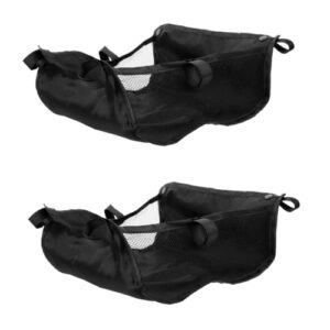 TOYANDONA 2pcs Stroller Bottom Basket Stroller Bottom Storage Bag Stroller Storage Bag Stroller Bottom Organizer Stroller Bottom Basket Replacement Shower Stroller Baske