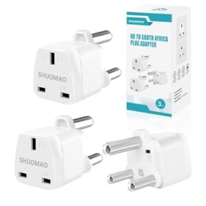 3-PACK UK to South Africa Plug Adapter