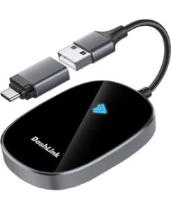 Wireless Android Auto Adapter | Converts Wired to Wireless Android Auto | Plug & Play | Easy Set Up | 2024 Upgrade | Compact and Portable Dongle | Android Auto Wireless Adapter (For Android Auto)