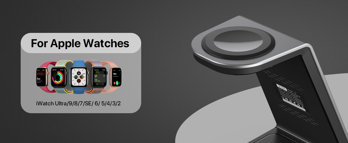 iphone and watch charger stand