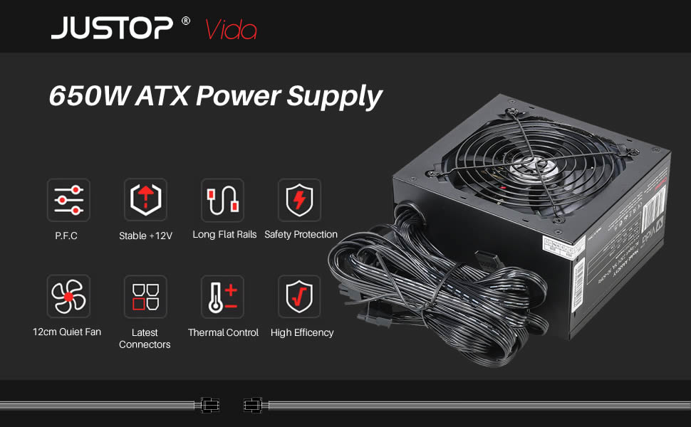 650W ATX Power Supply