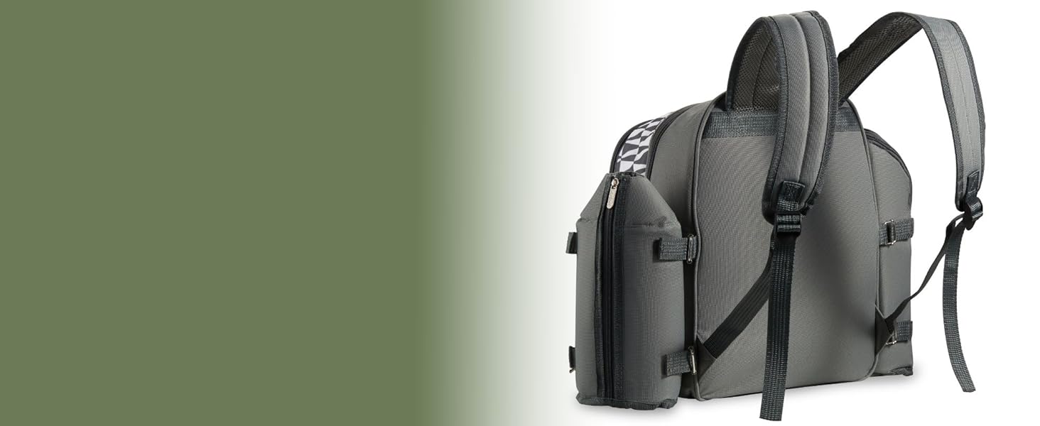 Picnic bag with dining set