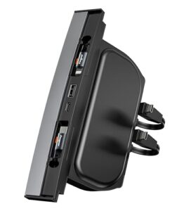 Fasgear USB Hub Docking Station 4-Ports Compatible for Tesla Model 3/Y 2023 2022 2021 Model Y 2024 Car Interior Accessories