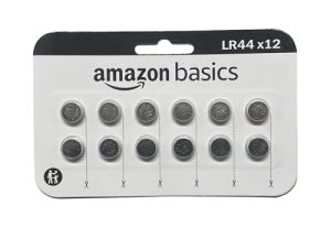 Amazon Basics 12-Pack LR44 Alkaline Button Cell Battery