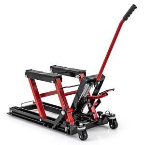 COSTWAY 680kg Hydraulic Motorcycle Lift