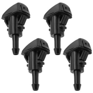 The Lord of the Tools 4Pcs Windshield Washer Nozzle Sprayer Single Hole Nozzle Windscreen Washer Spray 47185 Replacement Compatible with Mitsubishi Eclipse 2006-2012