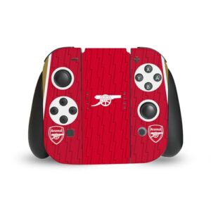 Head Case Designs Officially Licensed Arsenal FC Home 2023/24 Crest Kit Vinyl Sticker Gaming Skin Decal Cover Compatible With Nintendo Switch Joy-Con Controlle