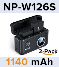 NP-W126S Camera Battery Charger Set