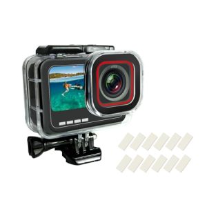 SHOOT Waterproof Housing Case for Insta 360 Ace Pro Diving Protective Underwater Shell with Quick Release Bracket & Thumbscrew Accessories