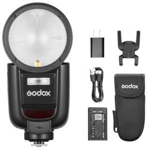 Godox V1Pro-C Round Head Camera Flash Speedlite for Canon