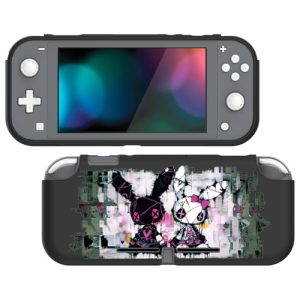 PlayVital Lovely Punky Bunny Custom Protective Case for Nintendo Switch Lite