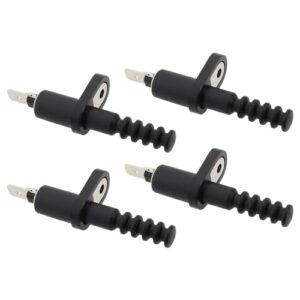 VGOL 4pcs Boot Door Switch 20A 12VDC Car Door Pin Switch Adjustable Alarm Hood Pin Switch Momentary Car Bonnet Alarm Light Hood Switch