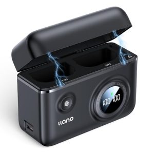 llano LP-E6NH Camera Battery 18W Fast Dual USB C Charger