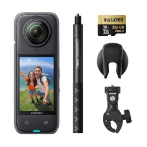 Insta360 X4 Motorcycle Bundle - 8K Waterproof 360 Action Camera