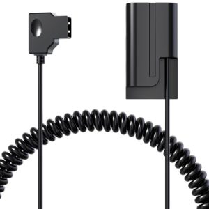 D-tap to NP-F550 Dummy Battery Cable Decoded F570 NP-970 Power (Camera Camcorder Broadcast LED Light Monitor Atomos Ninja/Shinobi Video Transmitter BMPCC 6K) from Vmount AB Battery