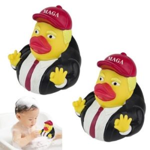 2Pcs Donald Duck Trump Duck Rubber Duck
