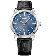 BOSS Analogue Quartz Watch for Women with Blush Leather Strap - 1502643