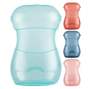 4Pcs Squeeze Proof Baby Food Pouch Holder | Anti-Spill Holder For Baby Food Pouches And Juice Bricks | Universa l Squeeze Proof Holder For Baby Food Pouch | Reusable Multipurpose Sel f Feeding Utensil