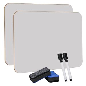 Hisredsun 2 Pack Mini Dry Erase White Board