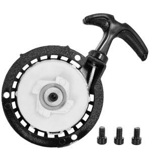 Aluminum Alloy Recoil Pull Start Starter for 40/44-6 2 Stroke 47cc 49cc Mini Moto Chopper ATV Quad Dirt Pocket Bike Scooter 4 Wheeler