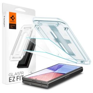 Spigen 2 Pack Glas.tR EZ Fit Tempered Glass External Screen Protector for Samsung Galaxy Z Fold 6