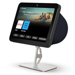 iubuy Adjustable Metal Stand Work for Echo Show 8(3rd Gen)