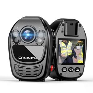 CAMMHD YX1 64GB 1440P/2K HD Body Camera with Audio and Video Recording Body Cam for Security with Extended Storage Design for Law Enforcement with Night Visio