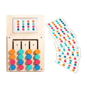 Wooden Color Matching Puzzle - Toddler Color Matching Wooden Puzzle Game