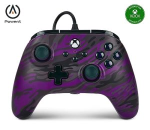 PowerA Advantage Wired Controller for Xbox Series X|S - Purple Camo