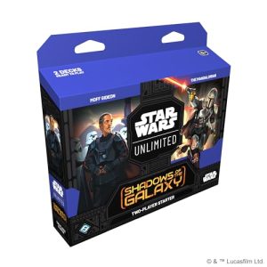 Fantasy Flight Games Star Wars: Unlimited TCG Shadows of the Galaxy Starter Set - Master the Galaxy Fast-Paced Trading Card Game for Kids and Adults