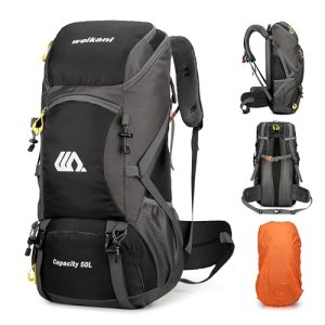 Mingfuxin Waterproof Hiking Backpack 50L