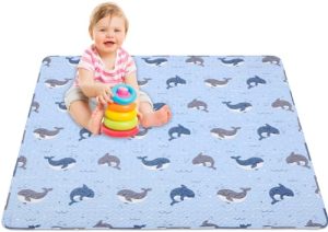 Machine Washable Baby Floor Play Mat 127x127 cm