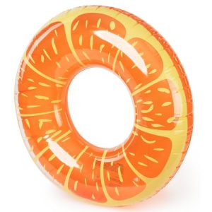 SPLASH! Inflatable Swim Ring 90cm - Durable PVC Pool Float for Adults and Kids