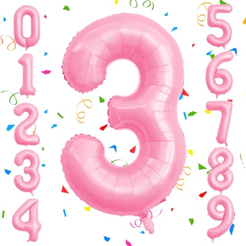 40 Inch Foil Number Balloons