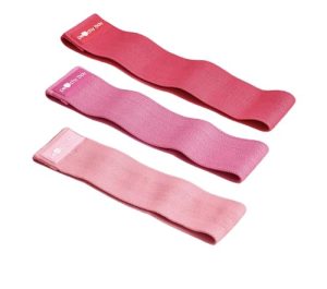 Fabric Resistance Bands Set of 3 | Premium Exercise Bands for Yoga