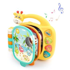 Obakaer Sensory Toys for Babies:Montessori Toys with 3 Modes and Lights