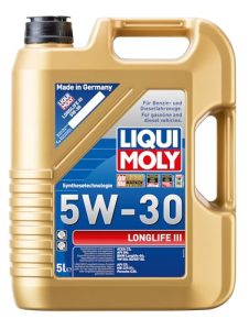 WOL Liqui-Moly Longlife III 5W30 Synthetic Technology Engine Oil 20822 Low Friction ACEA C3 API SN Car Oil (5L)