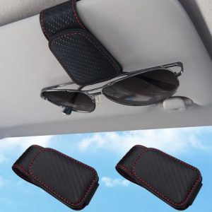 2 Pcs Sunglasses Holders for Car Visor