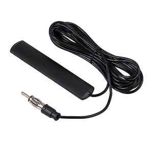 Bohaner Dab Car Aerial Car Antenna with 5M 16.4ft Extension Cable Car FM Radio Aerial Hidden Windshield Paste DIN Adapter Car Radio Stereo Receive