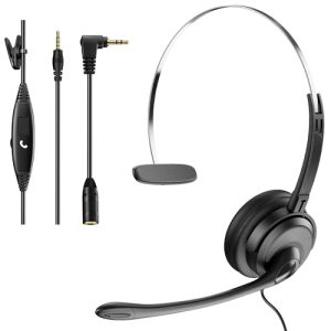 Voistek Mono Headsets with Microphone