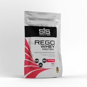 Science In Sport REGO Whey Protein Powder | Muscle Building & Recovery with BCAA Amino Acids | Delicious Strawberry Flavour