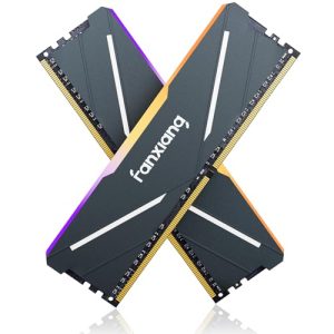 fanxiang RGB DDR4 RAM 32GB(2x16GB) 3200MHz CL16 1.35V Computer Memory with Heatsink for Desktop Compute