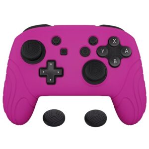 PlayVital Samurai Edition Ergonomic Silicone Skin Protective Case for Nintendo Switch Pro Controller