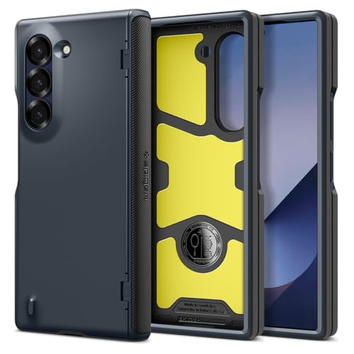 Spigen Slim Armor Pro [Hinge Protection] Case Compatible with Samsung Galaxy Z Fold 6 - Metal Slate