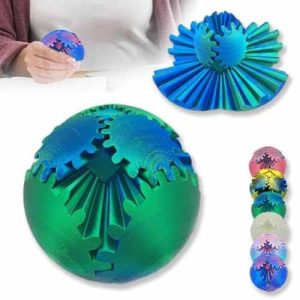 Gear Ball 3d Printed Gear Ball Spin Ball