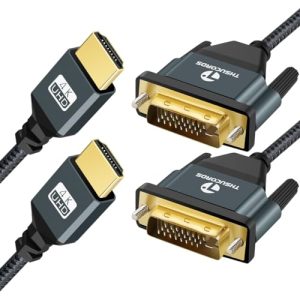 Thsucords 4K HDMI to DVI Cable 2Pack 1M