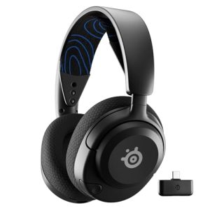 SteelSeries Arctis Nova 5P Wireless PS5 Gaming Headset - Neodymium Magnetic Drivers - 100+ Audio Presets via App - 60H Battery - 2.4GHz or BT - ClearCast Gen2.X Mic - Supports PS4
