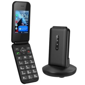 HCMOBI 4G Flip Mobile Phone for Elderly