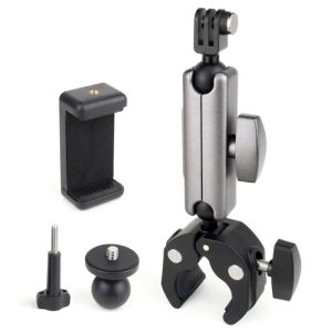 GEPULY Phone Camera Clamp Mount Gopro Accessories